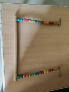 Vintage Beaded Swing For Small Birds