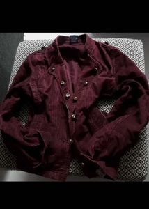 Y2k Burgundy Jacket