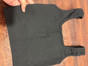 Classic Black Ribbed Tank Top