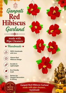Handmade Hibiscus Flower Garland