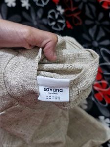 Sleeveless Button-Down Vest (COORD)