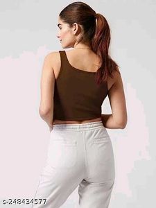 Ribbed Button-Up Crop Top