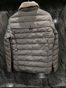 Men's Puffer Jacket with Sherpa Collar