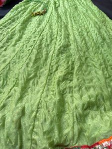 Vibrant Green Lehenga Choli Set