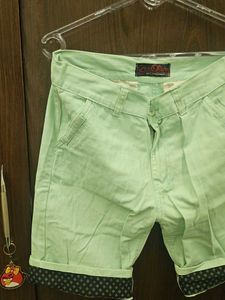 Stylish Mint Green Shorts