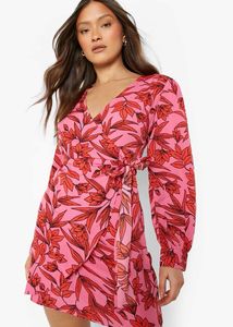 Floral Wrap Dress