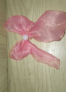 Pink Fairy Wings Hair Clip