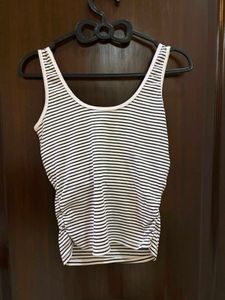SAVANA Freesize Padded Striped Tank Top