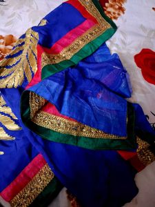 heavy blue duppata