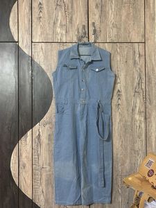 Light Wash Denim Jumpsuit/dungree