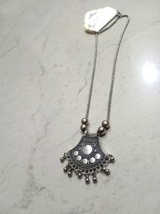 Oxidized Neck Chain With Pendent....