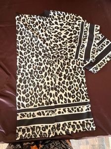 Leopard Print "BOSTON 98" T-Shirt