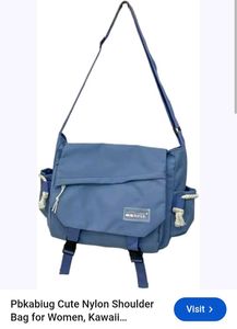 Stylish Blue Messenger Bag