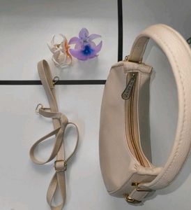 Chic Beige Shoulder Bag