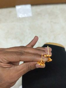 Gold Plated Lakshmi Necklace &amp; Earrings Set