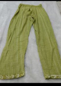 Green Printed Kurta with Pants Set