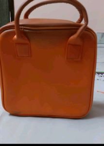 Orange Color Handbag