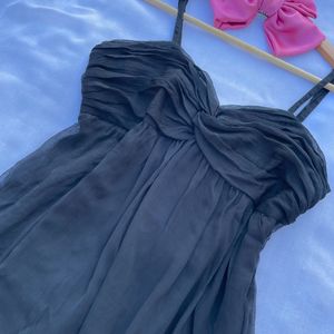 Y2K Babydoll Black Cami Top