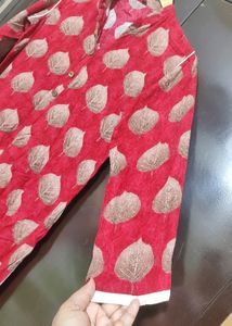 Red Printed Kurti For Girl Or Woman 38 Bust