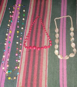 Boho Beaded Necklace Set