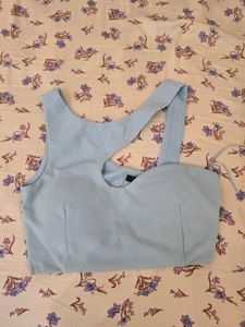 Stylish Cut-Out Crop Top