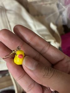Cute Yellow &amp; Pink Flower Earrings