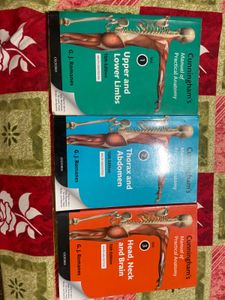 Cunningham's Anatomy 3 Volume Set