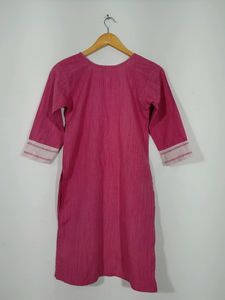 Aarika Pink Kurta &amp; Pant Set (Women)
