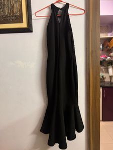 Elegant Black fishtail Bodycon Dress