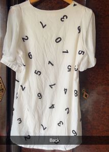 Number Print Comfy Dress