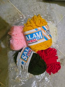 Multi-Color Yarn Skeins / Wool