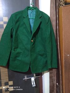 One More Green Blazer In Big Size