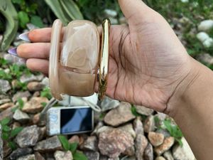 Chic Gold Tone Bangle Bracelet