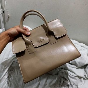 Stylish Taupe Tote Handbag(negotiable)