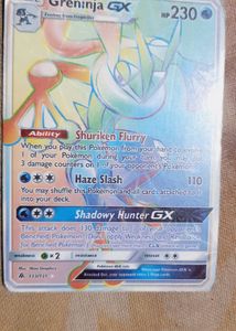 Pokemon Card  GREYNINJA GX