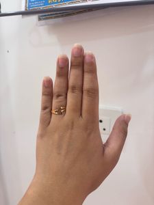Elegant Gold Tone Ring