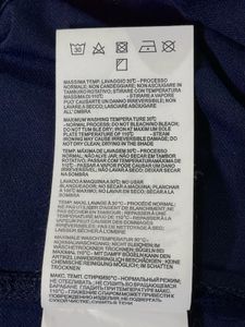 Armani Jeans Navy Long Sleeve Polo Shirt