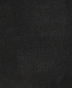 Black High-Waist Flared Ripped  Fly Str