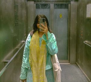 Denim Jacket Mint Green