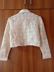 Cropped Shirt By Zara 🎊 Jaw Droping Sale
