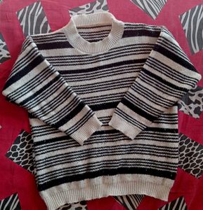 Striped Knit Sweater