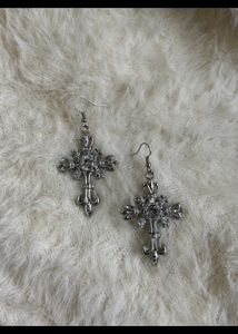 Cross Dangle Earrings