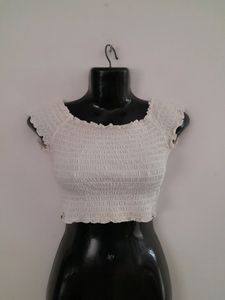 Off White Crop Top (Women's)