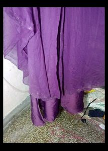 Beautiful Purple burkha Set