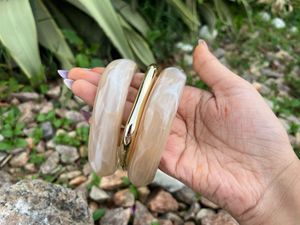 Chic Gold Tone Bangle Bracelet