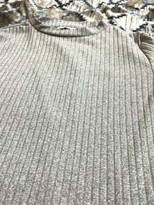 Ribbed Mock Neck Top