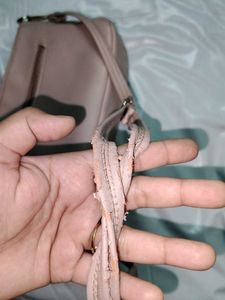 Pale Pink sling purse