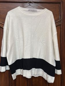 on&on Color Block Knit Sweater