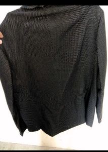 Men's Black Textured Blazer. size (XXL)✨
