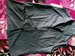 Women's Grey Sleeveless Blazer
